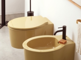 podwieszane wc ceramiczne w kolorze ceramika cielo catino