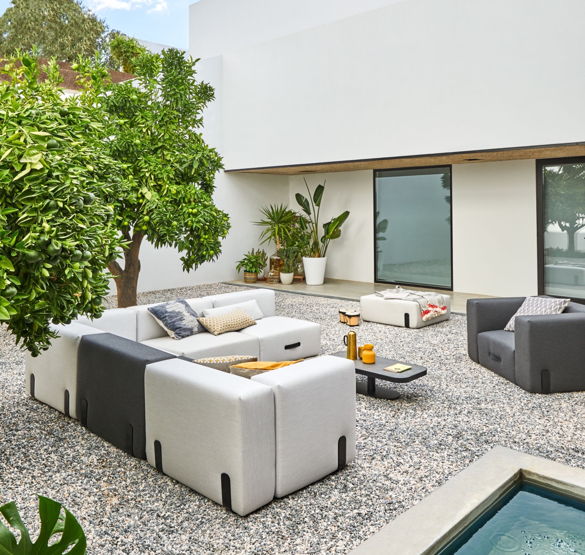 Kanapa wypoczynkowa do ogrodu Sofa Miami