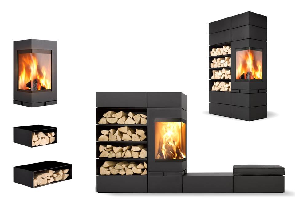 modułowy kominek Elements